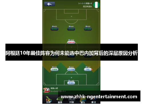 阿根廷10年最佳阵容为何未能选中巴内加背后的深层原因分析